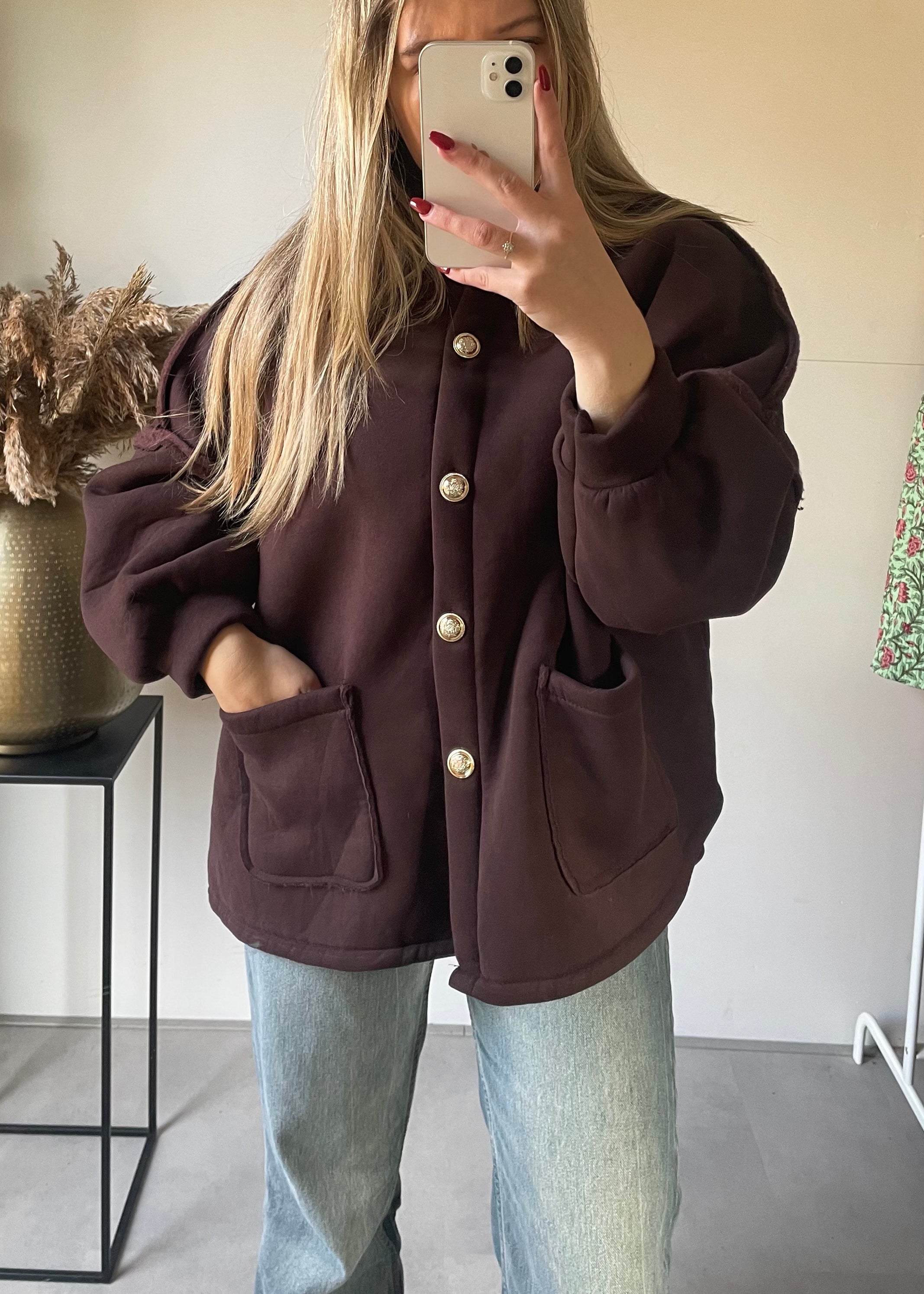 "ABBY" JACKET BROWN
