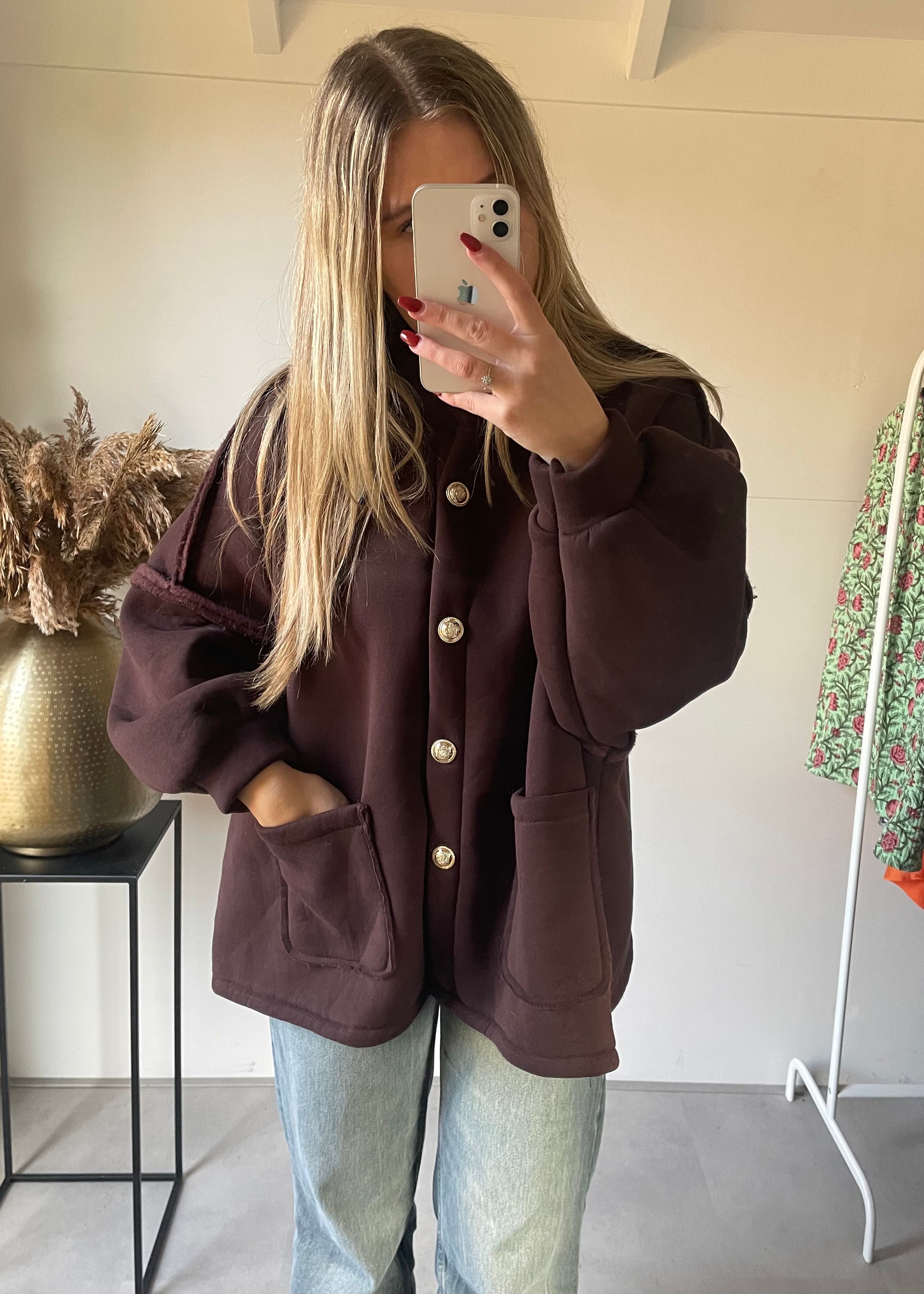 "ABBY" JACKET BROWN
