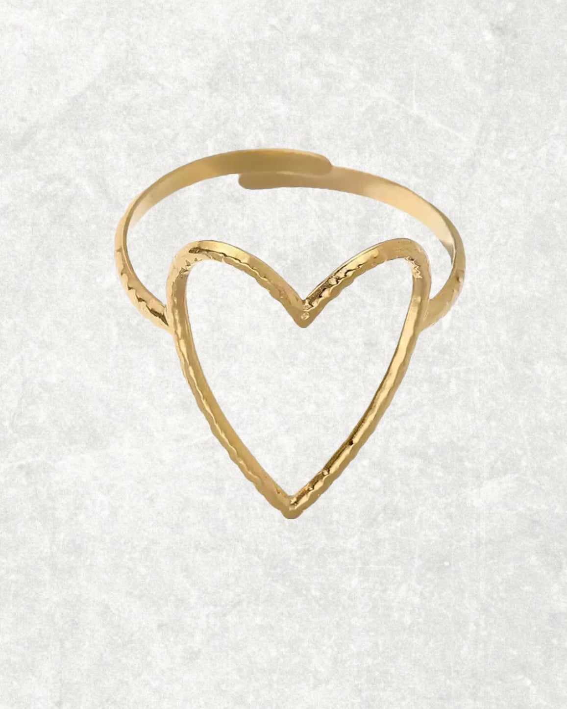 “PERFECT HEART” RING GOLD