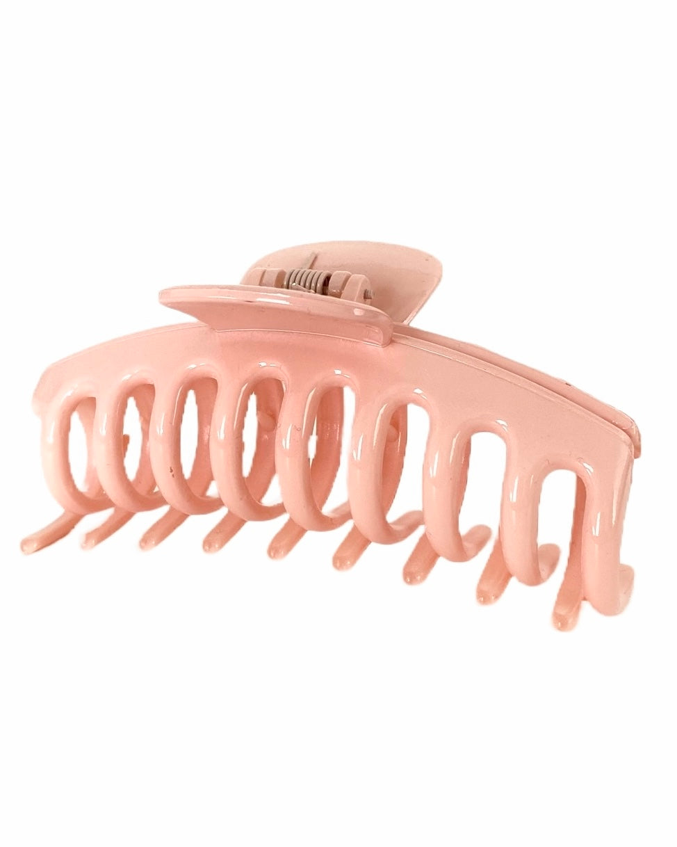 "MARIE-CLAIRE" HAARCLIP LIGHT PINK SHINY (11 CM)