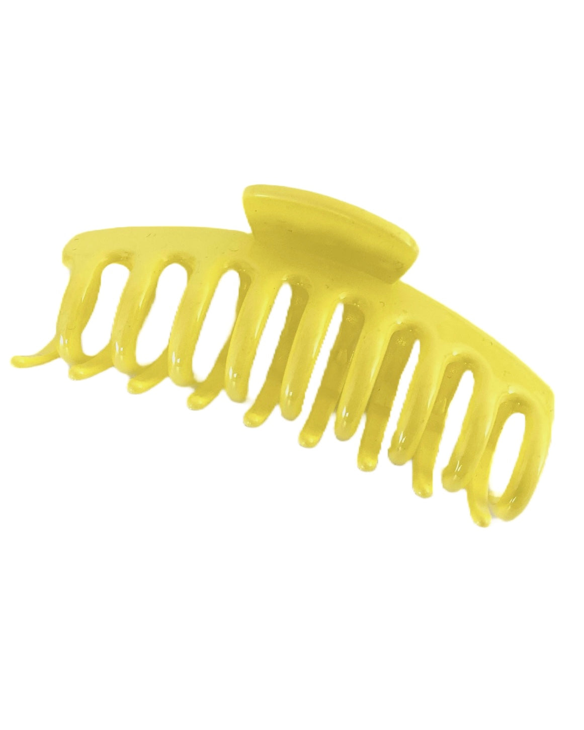 "MARIE-CLAIRE" HAARCLIP YELLOW SHINY (11 CM)