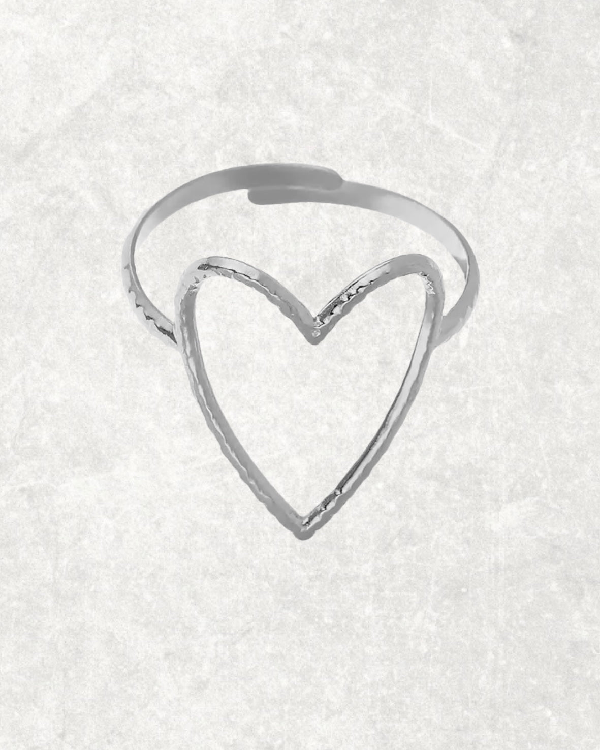 “PERFECT HEART” RING ZILVER